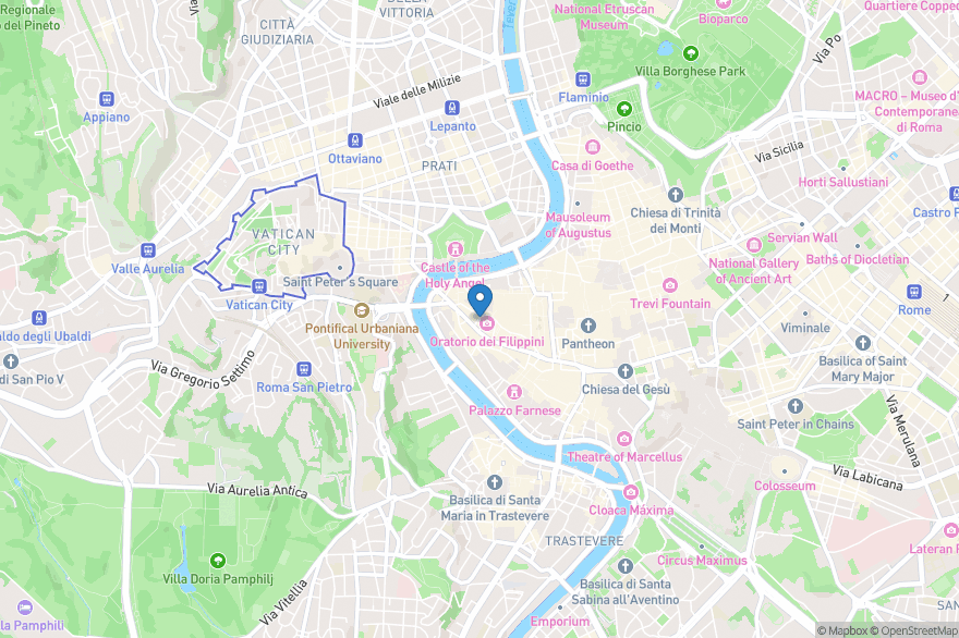 Scuola Leonardo da Vinci Rom - Open Street Map