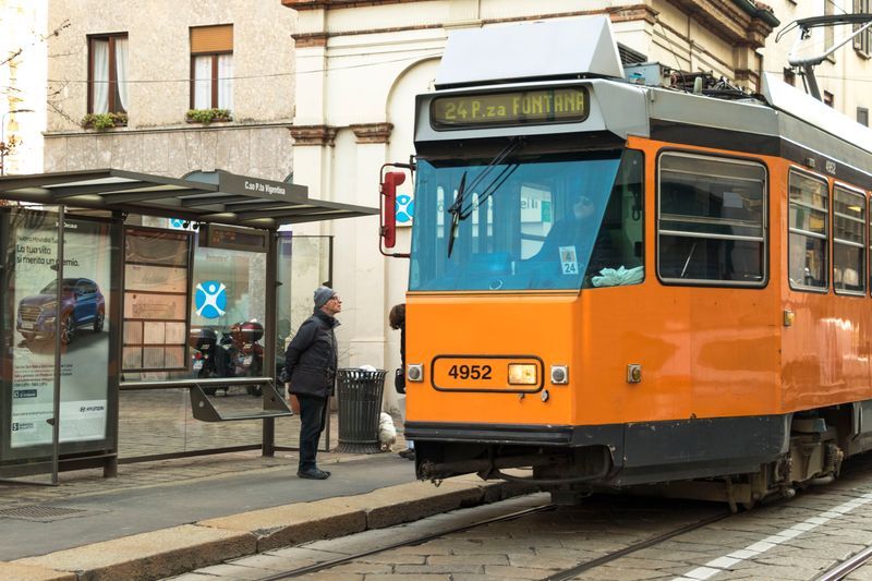 Trambahn in Mailand